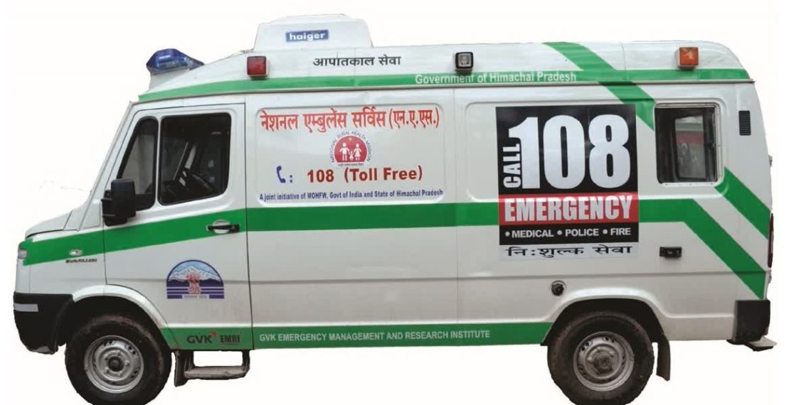 مفت ایمبولنس خدمات108 سے فائدہ اٹھانے کی تلقین