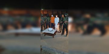بارہمولہ میں دو عسکریت پسند معاونین اسلحہ وگولہ بارود سمیت گرفتار، پولیس