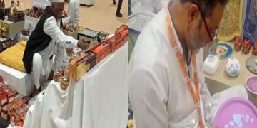 جی 20رافٹ بازار میں روایتی فنکاروں نے ہندوستان کے فن کی نمائش کی