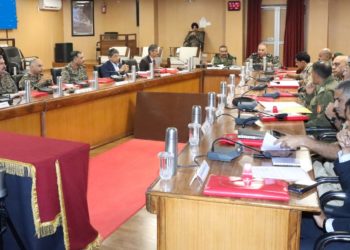 فوج کے چنار کور کمانڈر اور جموں کشمیر پولیس سربراہ کی صدارت میں مشتر کہ سیکورٹی میٹنگ
