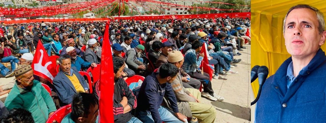 مرکزی حکومت نے5اگست2019کو لداخ خطہ کو کھوکھلا کر ڈالاــ:عمر عبداللہ