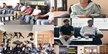 سیکرٹری سپورٹس کونسل نے کشمیر ڈویژن کے عملے کی میٹنگ کی