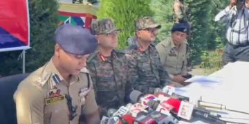 بارہ مولہ :سرگرم ملی ٹینٹ اور پانچ ملی ٹینٹ معاونین جن میں دو خواتین بھی شامل ہیں کو حراست میں لیا گیا : ایس ایس پی