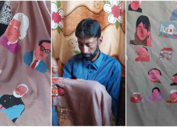 گاندربل کے بٹوینہ علاقے کے سوزنی آرٹسٹ شوکت احمد لون نے روایتی فن میں نئی جان ڈالی