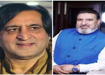آئندہ پارلیمانی انتخابات کے پس منظر میں سجاد لون اور الطاف بخاری کی ملاقات