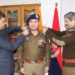 ڈی جی پی جموں و کشمیر نے شری آنند جین، شری نتیش کمار کے کندھوں پر اے ڈی جی پی رینک سجائے