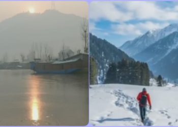 کشمیر میں برفباری موسمی تبدیلی کی نذر
