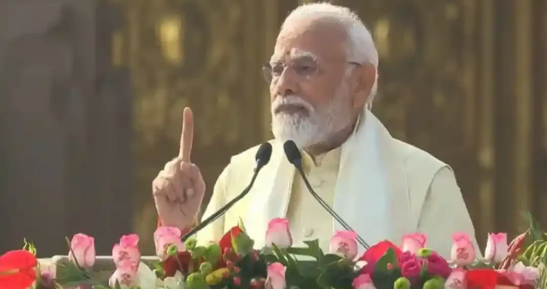 رام للا خیمے میں نہیں، اب مندر میں رہیں گے: وزیراعظم مودی کا رام مندر افتتاحی تقریب سے خطاب