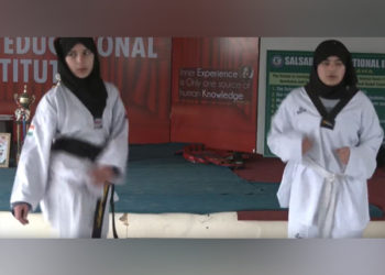 تائیکوانڈ و کھلاڑی مریم وانی اور شیقبہ شبیر قومی سطح پر بڈگام کا نام روشن کیا