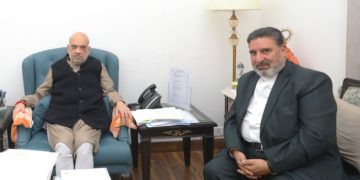 سید محمد الطاف بخاری نئی دلی میں مرکزی وزیر داخلہ سے ملاقی‎