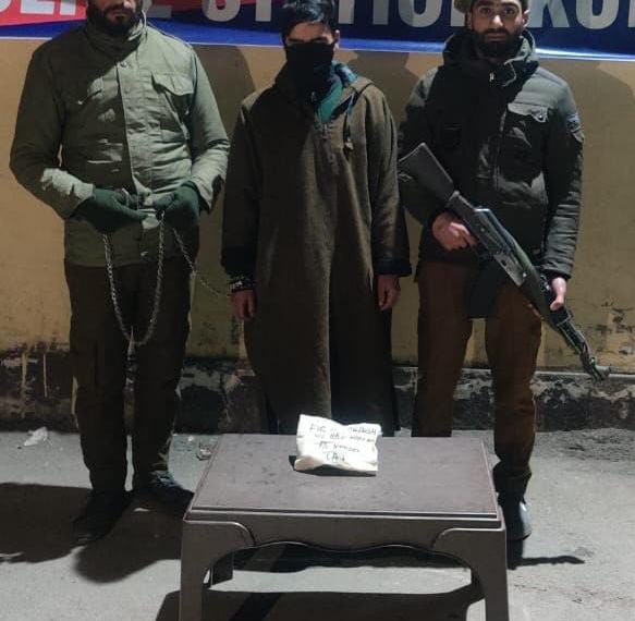 بارہمولہ میں منشیات فروش گرفتار،ممنوعہ مادہ برآمد