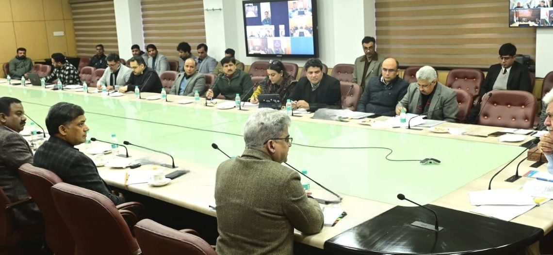 لیفٹیننٹ گورنر نے کھیلو اِنڈیا وِنٹر گیمز 2024ء کی تیاریوں کا جائزہ لیا