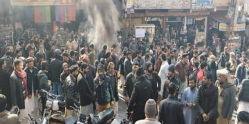 گلگت میں مہنگائی کے خلاف احتجاج