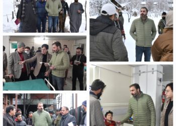ضلع ترقیاتی کمشنر پلوامہ کا دورہ برفباری کے بعد ضروری خدمات کو یقینی نے کی ہدایت