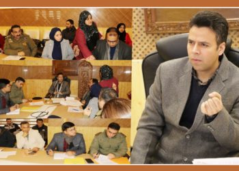ڈسٹرکٹ مجسٹریٹ سری نگر نے دسٹرکٹ لیول سکریننگ کم کوآرڈی نیشن کمیٹی میٹنگ کی صدارت کی