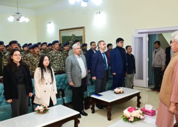 جموں وکشمیر راج بھون نے ارونا چل پردیش اور میز ورم کی ریاست کا یوم تاسیس منایا