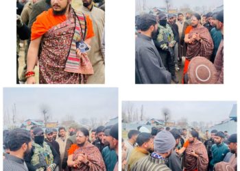 یوتھ سول سوسائٹی کشمیر کے چیف سرپرست سوامی پریم جی کا چکلو  بارہمولہ کا متاثر کن دورہ