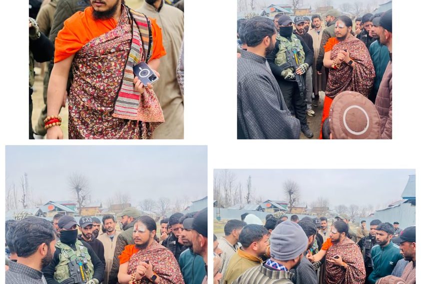 یوتھ سول سوسائٹی کشمیر کے چیف سرپرست سوامی پریم جی کا چکلو بارہمولہ کا متاثر کن دورہ
