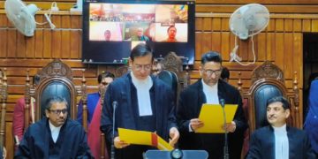 چیف جسٹس نے جسٹس محمد یوسف وانی کو بحیثیت ایڈیشنل جج کے عہدے کا حلف دِلایا