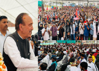 پی ڈی پی اور نیشنل کانفرنس پارلیمنٹ میں جموں وکشمیر کے معاملات پر ہمیشہ خاموش رہے :غلام نبی آزاد