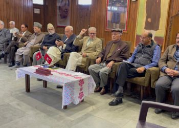 نیشنل کانفرنس صوبہ کشمیر کا خصوصی اجلاس | موجودہ سیاسی صورتحال، تنظیمی امورات اور لوگوںکے مسائل اور پارلیمانی انتخابات پر تبادلہ خیالات