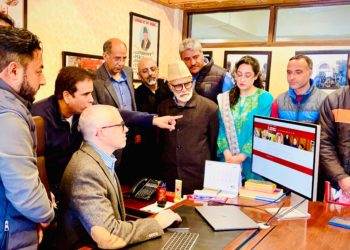 عمر عبداللہ نے نیشنل کانفرنس کی نئی ویب سائٹ کا افتتاح کیا