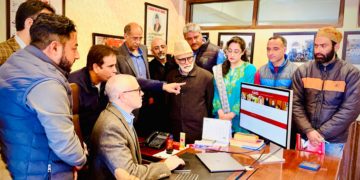 عمر عبداللہ نے نیشنل کانفرنس کی نئی ویب سائٹ کا افتتاح کیا