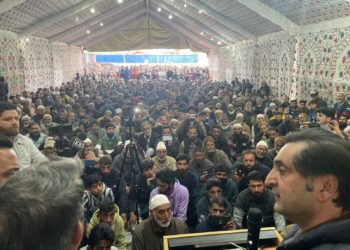 سجاد لون کی ترہگام اور کپواڑہ حلقوں میں سلسلہ وار عوامی جلسوں کی قیادت