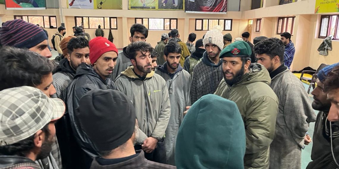 ترال میں فوجی کی جانب سے اگنی ویر اورنٹیشن کلاس کا ہتمام کیا