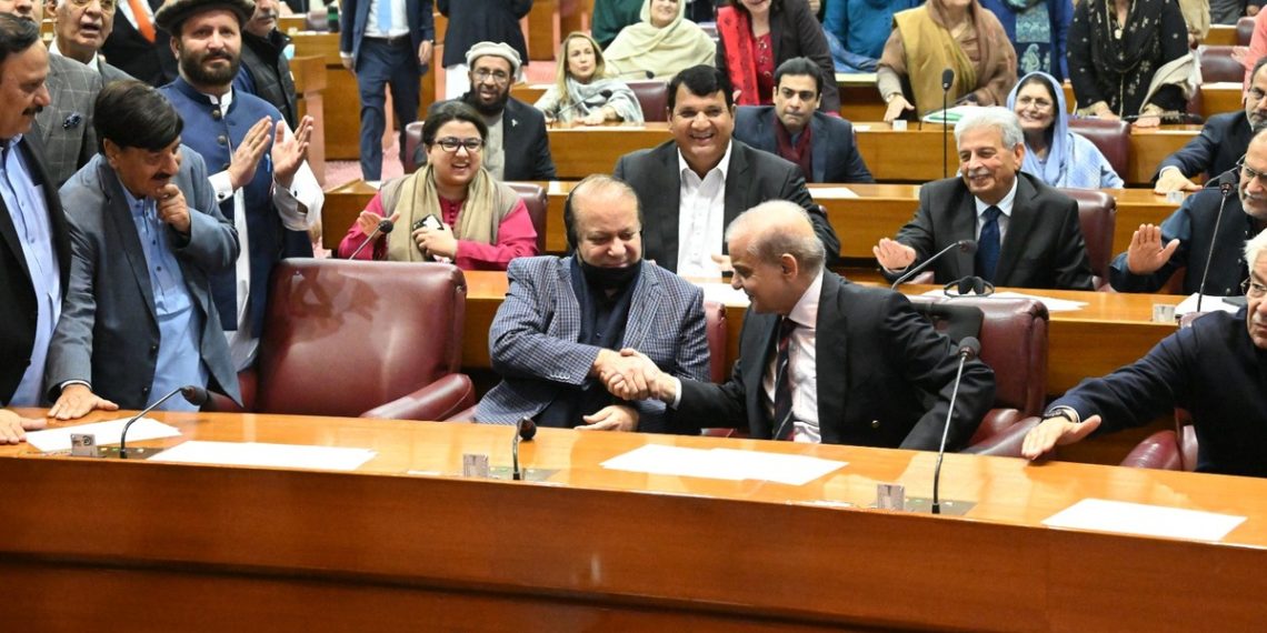 شہباز شریف پاکستان کے نئے وزیراعظم منتخب
