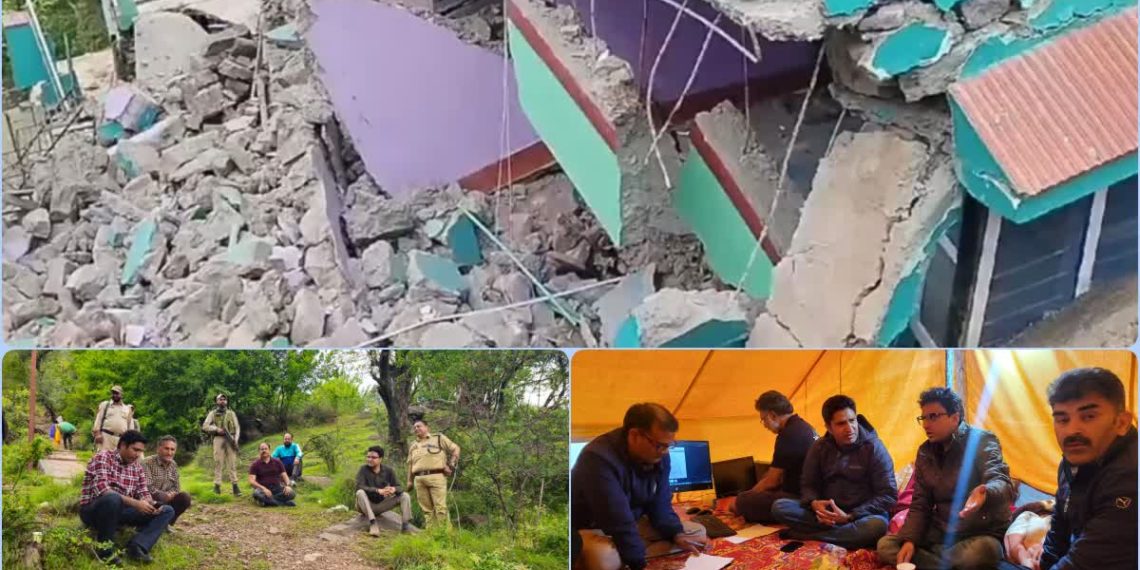 رامبن اراضی دھنسنے کا واقعہ: متاثرین کو محفوظ مقامات پر منتقل کیا گیا