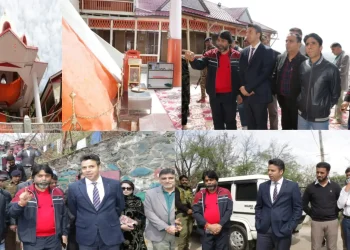 ڈی سی سری نگر نے شریکا دیوی مندر کا دورہ کیا