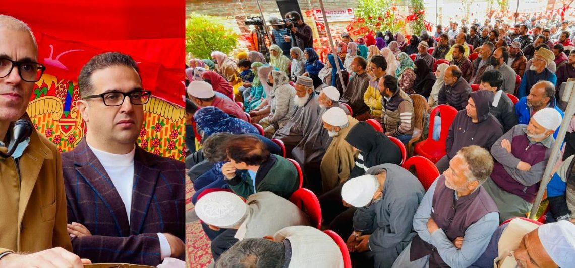 ہم نے پی ڈی پی کے فارمولے پر کشمیر کی تین نشستوں کے لیے اپنے امیدوار کا اعلان کیا: عمر عبداللہ