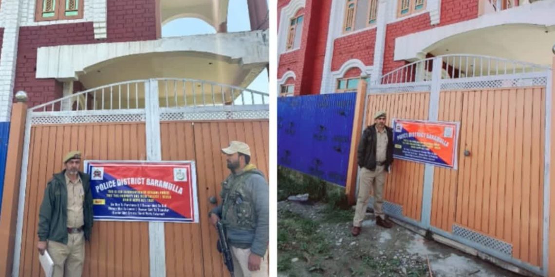 بارہمولہ میں منشیات فروش کی جائیداد قرق