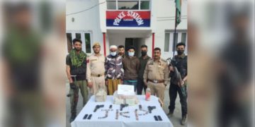 شمالی کشمیر میں نارکو ٹیرر ماڈیول بے نقاب؛ منشیات اور ہتھیار ضبط