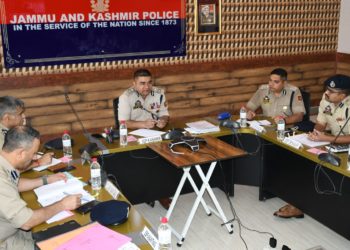 آئی جی پولیس نے امرناتھ یاترا کی سیکورٹی کا لیا جائزہ