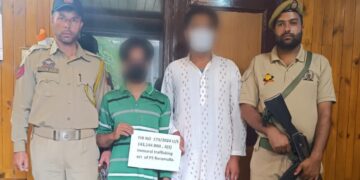 بارہمولہ میں انسانی اسمگلنگ گینگ کا پردہ فاش، 4 نابالغ لڑکیاں باز یاب، دو ملزم گرفتار: پولیس