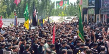 کشمیر کے طول و عرض میں جلوس عزا برآمد