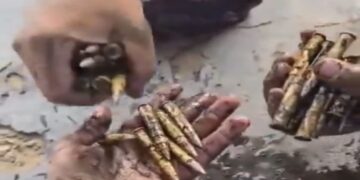 جموں و کشمیر میں سرحد علاقہ سانبا کے کنویں سے 49 گولیاں برآمد