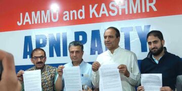 اپنی پارٹی نے جنوبی کشمیر کے کئی اسمبلی حلقوں کے لیے امیدواروں کے ناموں کا کیا اعلان
