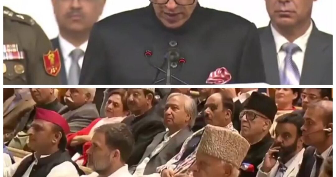 عمر عبداللہ نے جموں و کشمیر یونین ٹیریٹری کے پہلے وزیراعلیٰ کے طور پر حلف لیا
