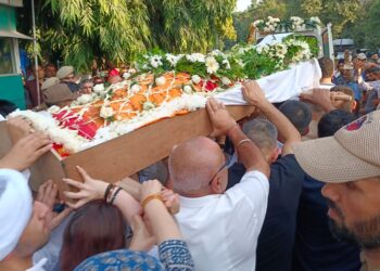 بی جے پی لیڈر دیویندر سنگھ رانا کی آخری رسومات ادا، وزیراعلیٰ عمر عبداللہ نے تعزیت پیش کی