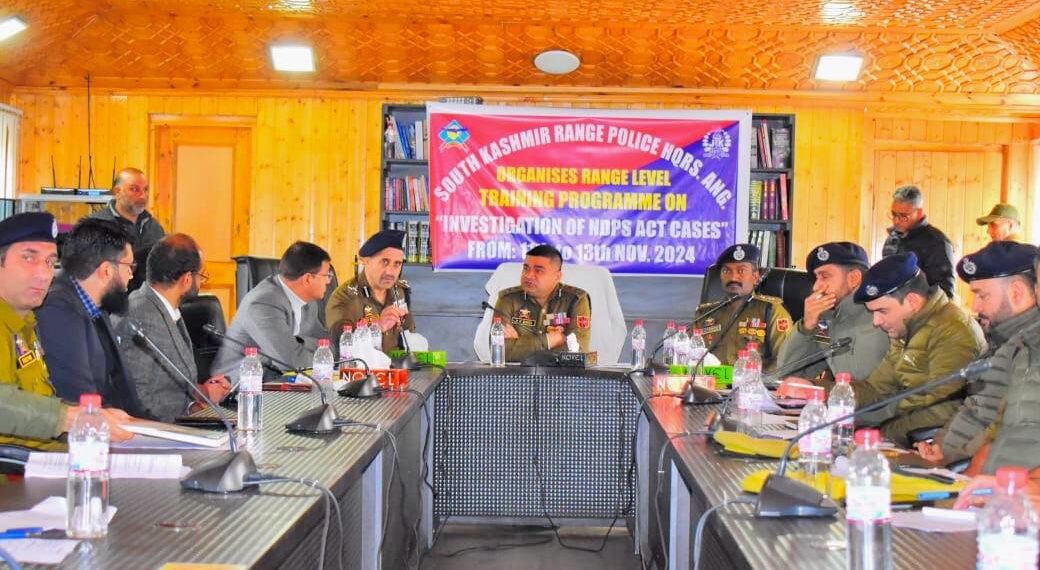 آئی جی پی کشمیر نے جنوبی کشمیرکی سیکورٹی صورتحال کا جائزہ لیا