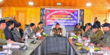آئی جی پی کشمیر نے جنوبی کشمیرکی سیکورٹی صورتحال کا جائزہ لیا